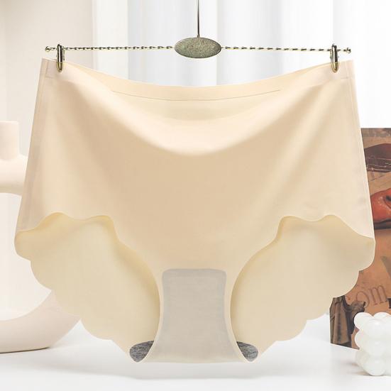 Nahtlose Unterwäsche für Damen Hoher Bund Unsichtbar Dehnbar Slips Atmungsaktiv Vollabdeckung Damenhöschen