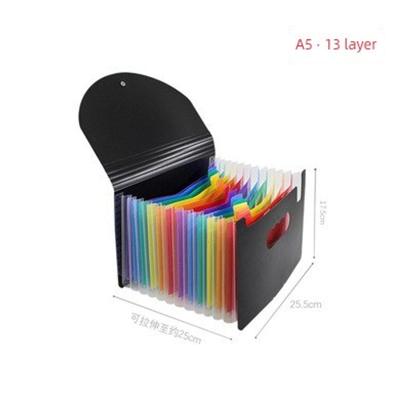 A5 Folder Document Invoice Storage Box Receipt Bill Cheque Consumption Note Delivery Note Voucher List Classification Storage