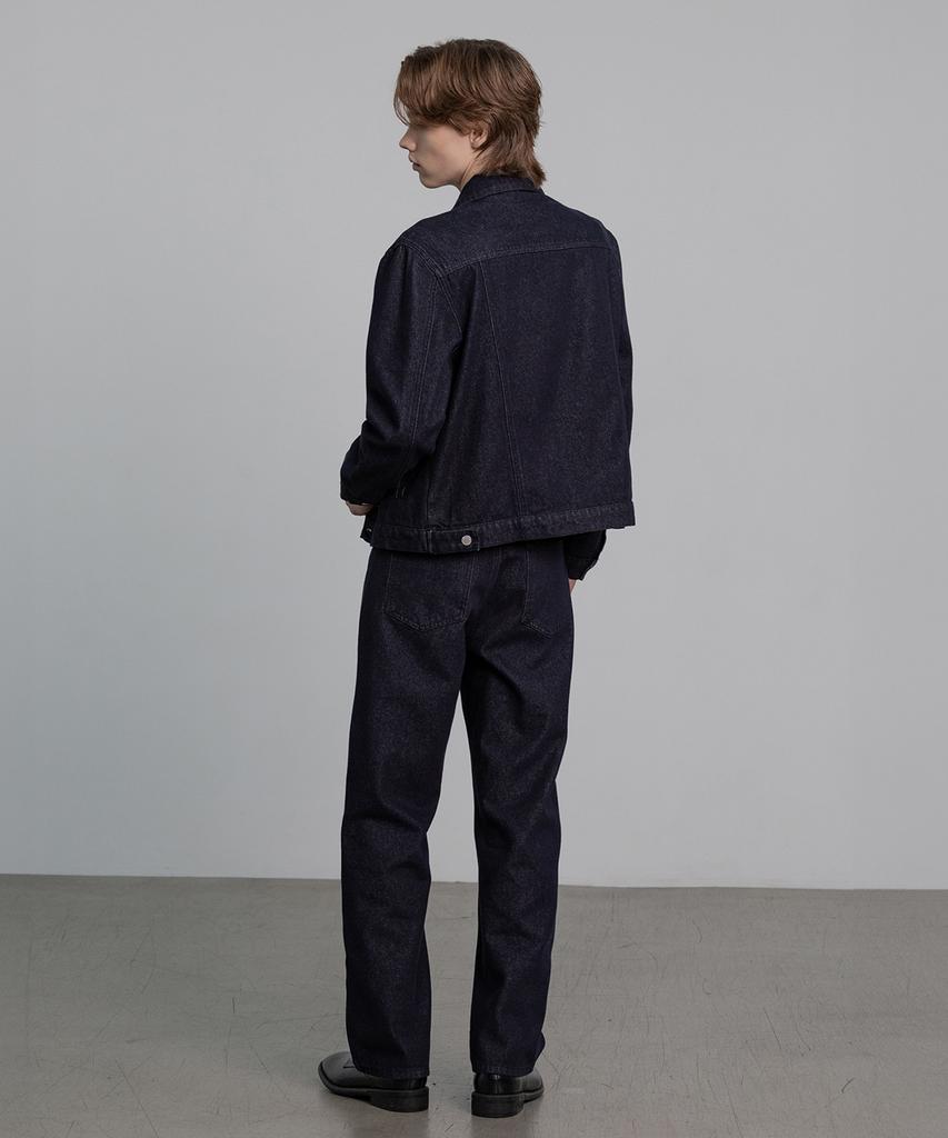 DECOROSO Knox Denim Trucker Set [Dark Indigo]