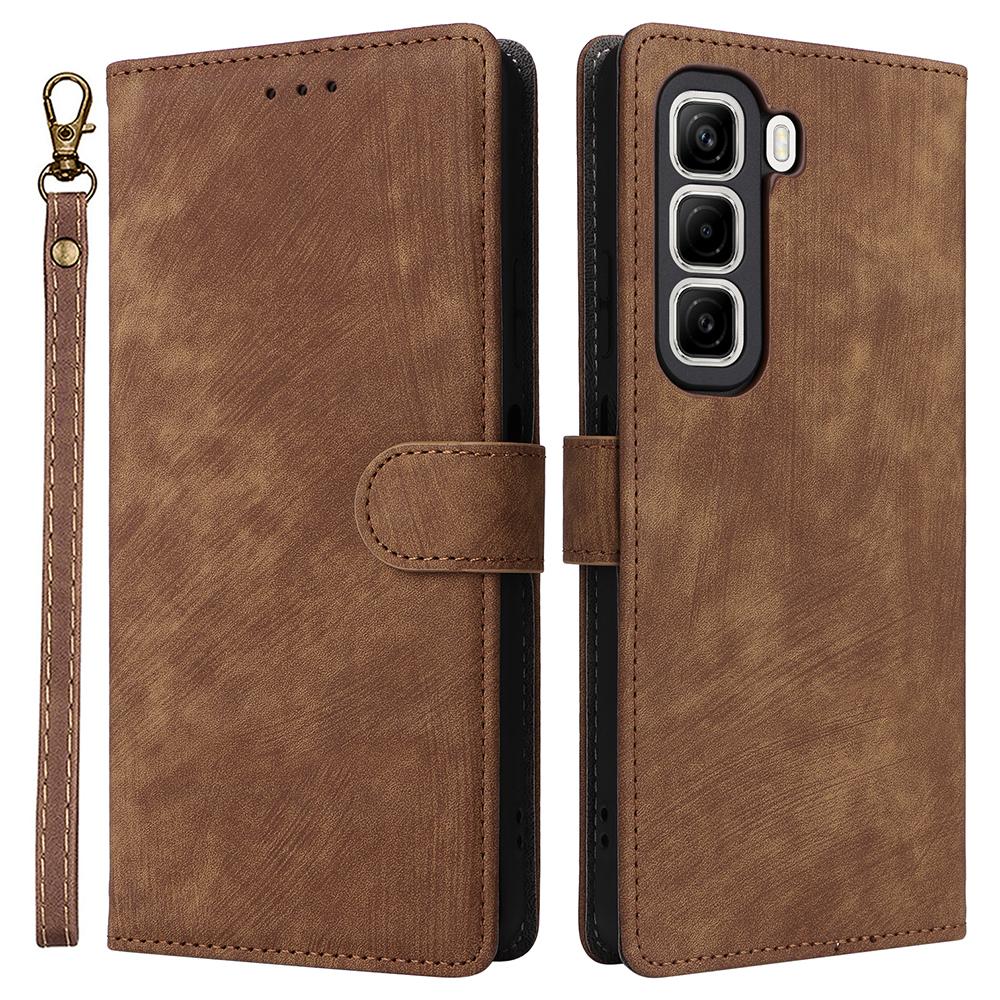 For Infinix Hot 50 5G X6720 Wallet Case RFID Blocking PU Leather Cover Stand View