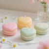 1/5pcs Realistic Macaron-shaped Candles Scented Soy Wax for Home Decor Wedding Party New Year Festive Atmosphere Aromatic Gifts