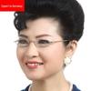 Compact Aluminum Alloy Reading Glasses with Resin Lenses - Pen Holder Style