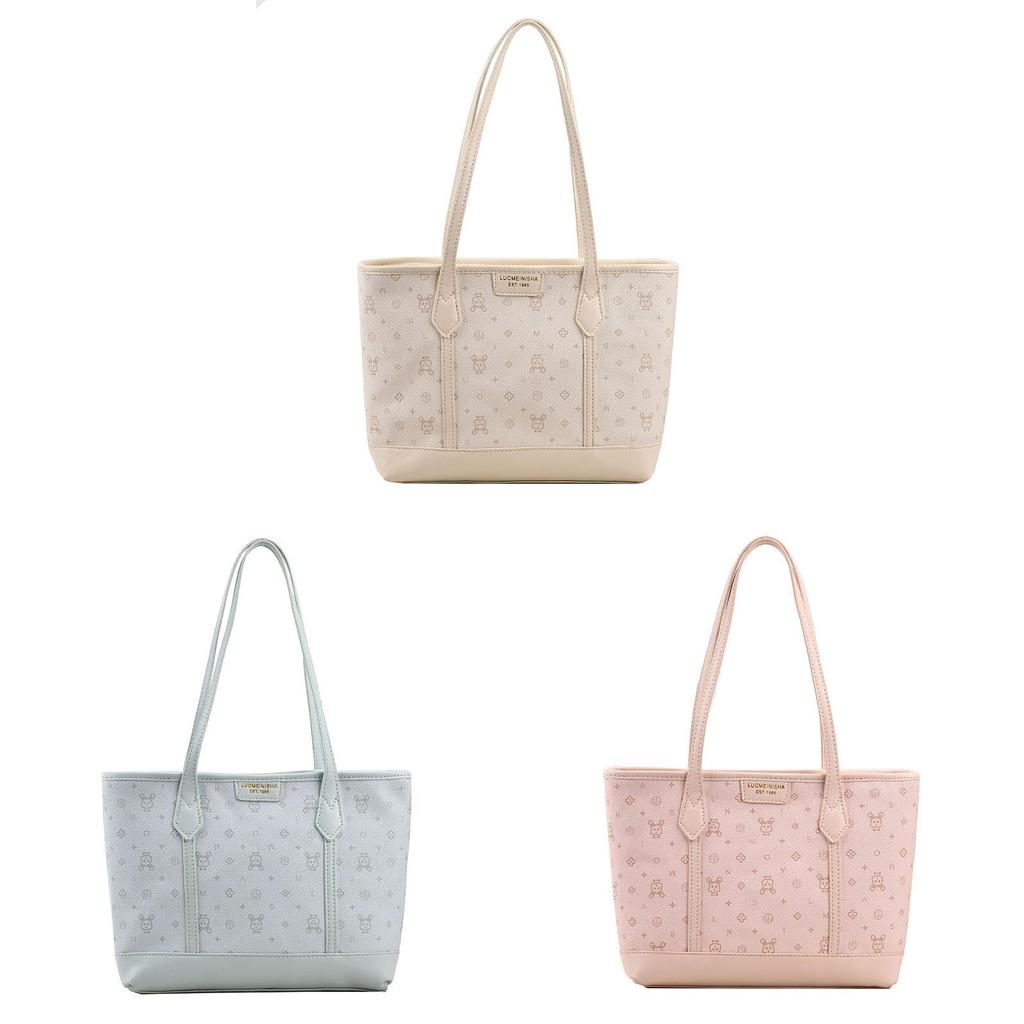 Borsa Tote Casual da Donna in PU ad Alta Capacità per il Pendolarismo Quotidiano e l'Uso Scolastico