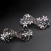 Rhinestone Retro Spring Hair Clip, Korean Style Bangs and Ponytail Accessory