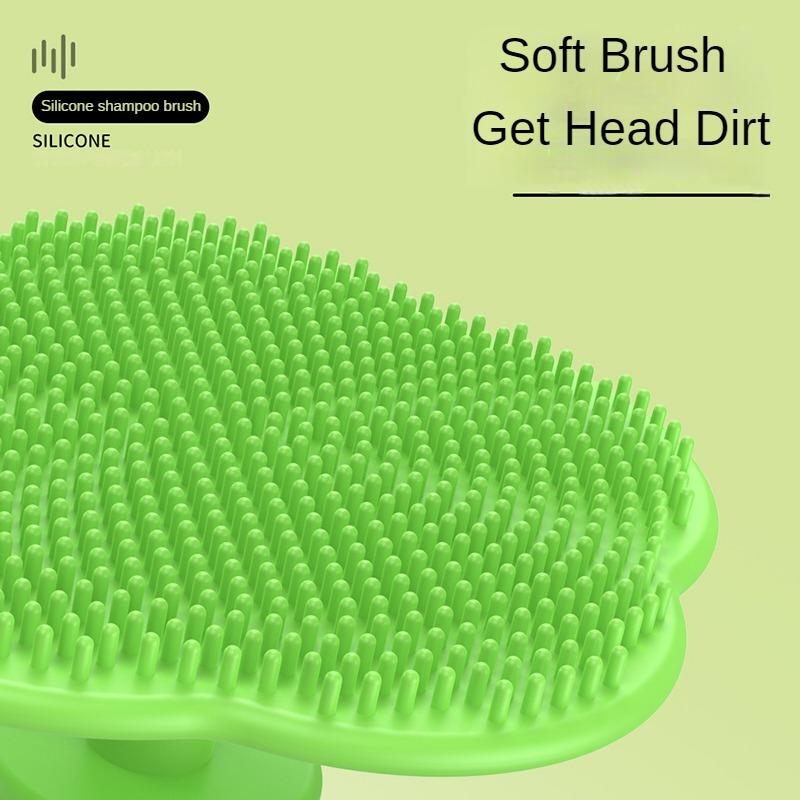 1 pieza de accesorios para el cuidado del bebé, peine para la grasa de la cabeza del feto, peine suave para el baño del bebé, suministros de limpieza del cabello del recién nacido, peine para el bebé, masajeador de cabeza