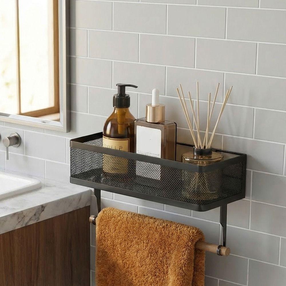 Strong Load-bearing Spice Storage Rack Large Capacity Bathroom Shelf Kitchen