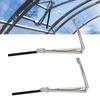 Greenhouse Window Opener, Solar Aluminum Alloy Automatic Powered Vent Opener Brthable Garden with Sy Installation for Agricultural, Convenient