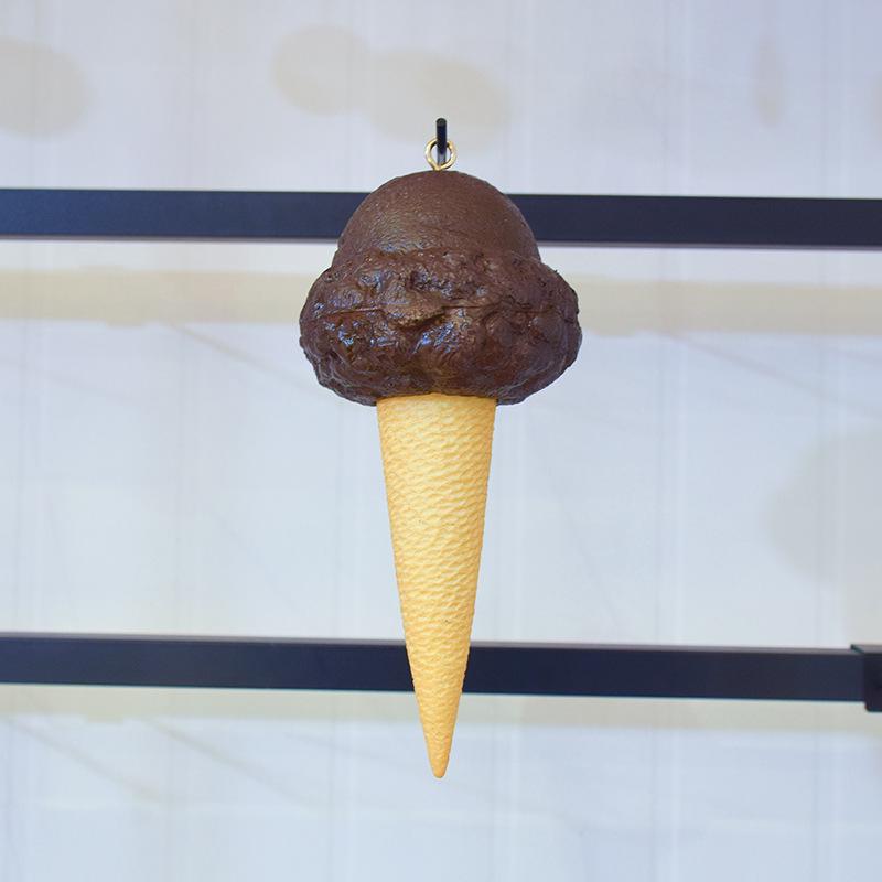 Green Yuan Ice Cream Model Light Display for Shop Decor & Renovation