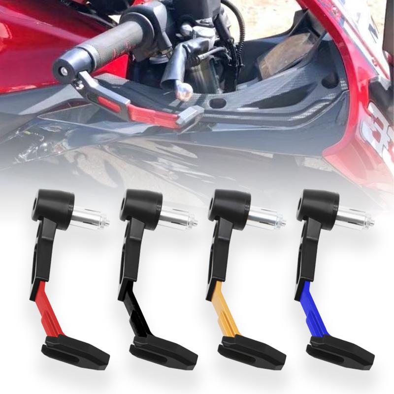 2PCS Handlebar Protectors Windproof Anti-Fall Lever Guard with Aluminum Stiffener For Motorcycle Scooter Mountain E-Bike Brake
