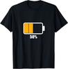 Battery Half [50% Remaining] Battery Dead Battery Low Tee Simple Soft Custom Print Graphic Hoodie Women Fun Cute Minimalist Top