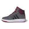 adidas Neo Hoops 2.0 Comfortable Versatile Durable Mid-Top Kids Basketball Shoes Kids Sneakers Cool-Grey GZ7796