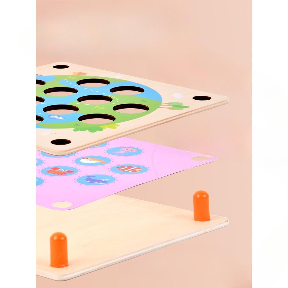 Frühkindliche Bildung Gedächtnis Schach Big Bang Zuordnungsspiel Denken Logik Puzzle Entwicklung Eltern-Kind Interaktives Desktop-Spielzeug