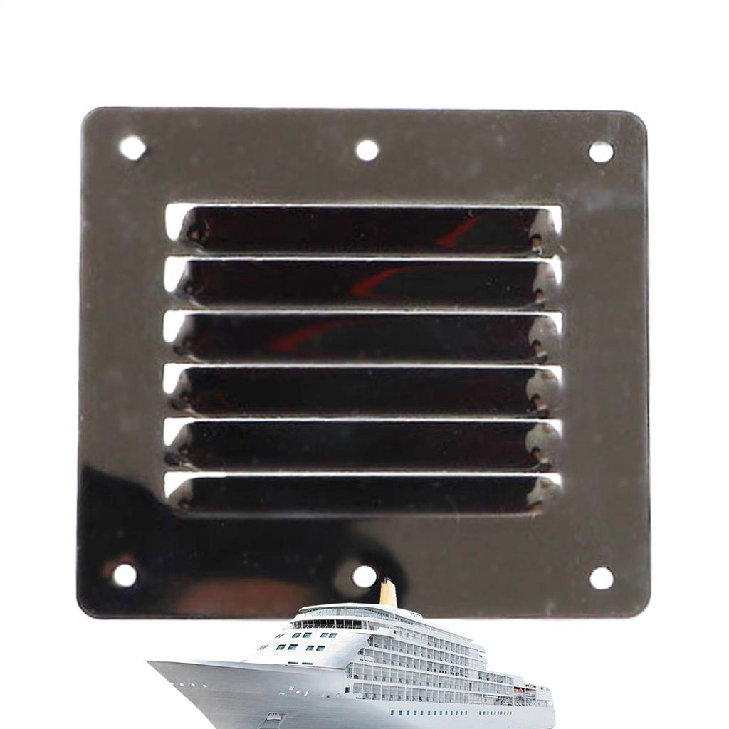 316 Stainless Steel RV Air Vent Ship Accessories Exhaust Vent Shutters No Loosening Rustproof Vent Cover Ventilator