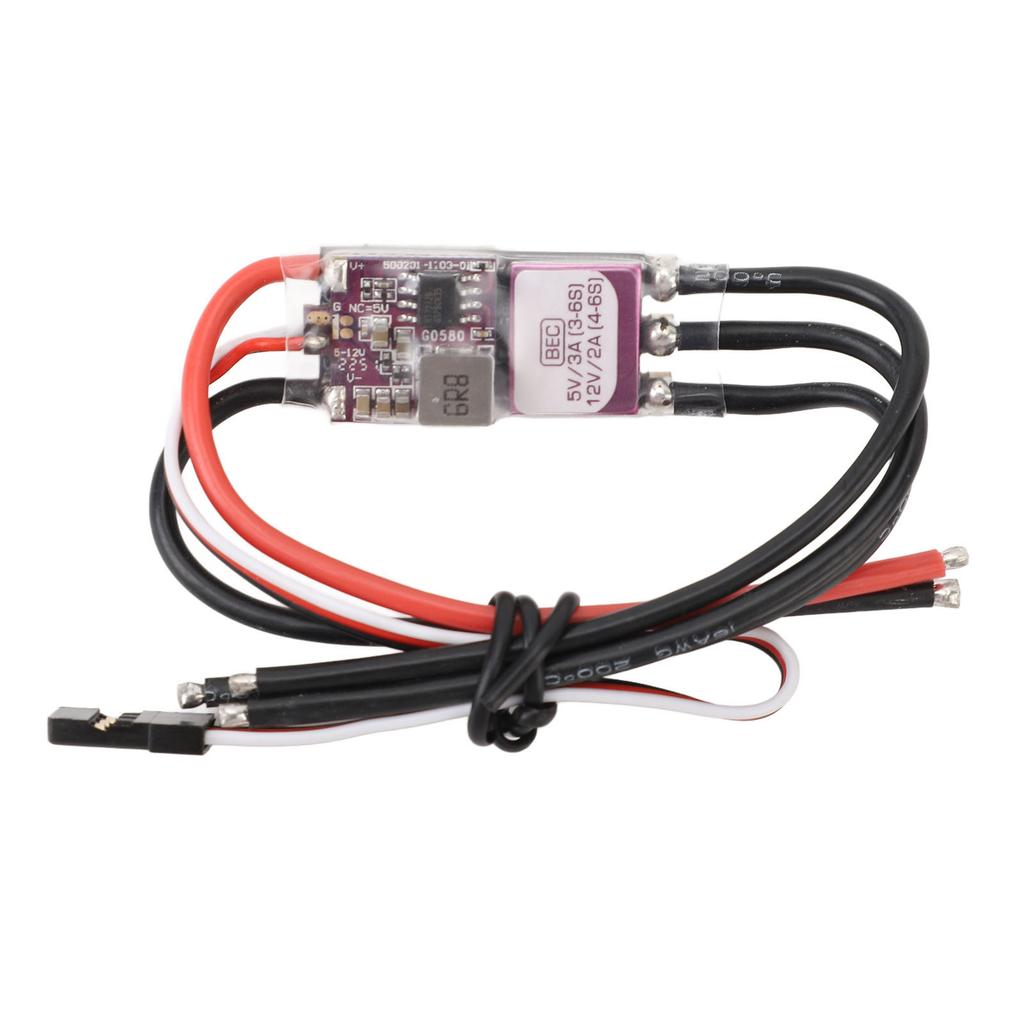 40A Elektronischer Geschwindigkeitsregler Unterstützt 128K 32-Bit MCU 3-6S Drohnenmotor ESC Controller 5V 3A BEC Ausgang