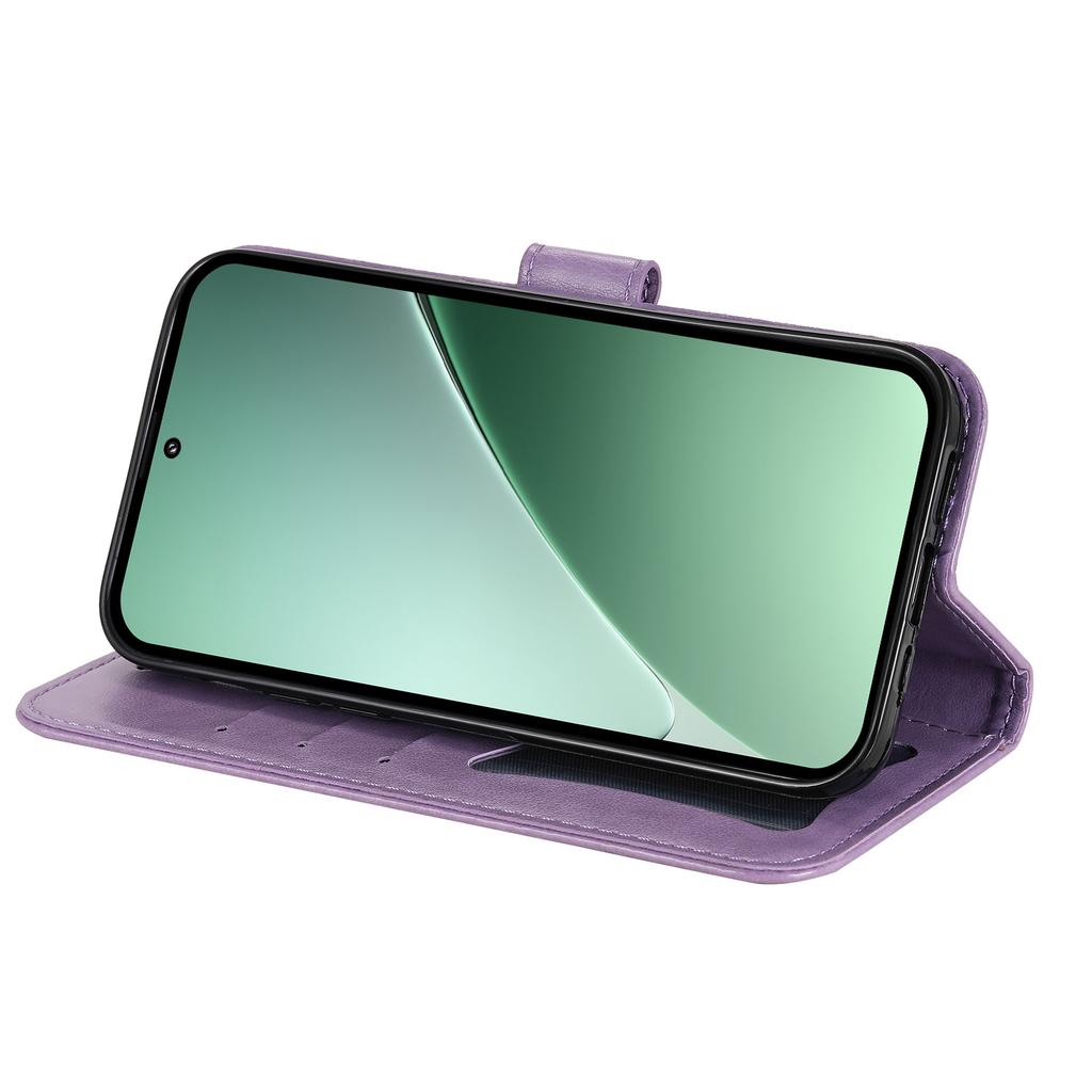 Für Xiaomi 15 Pro Hülle Blumenmuster PU Leder Brieftasche Ständer Handyhülle