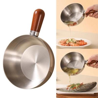 304 Stainless Steel Small Cookware Removable Handle Bowl Mixing Bowl Salad Bowl  Universal