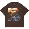 230 Gsm 100% Cotton Heavy Metal T-Shirt  Rock Band Popular Music Print Unisex Heavy Cotton T Shirt
