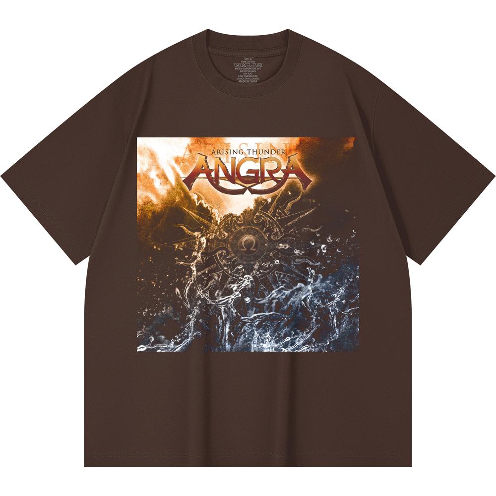230 Gsm 100% Cotton Heavy Metal T-Shirt Rock Band Popular Music Print Unisex Heavy Cotton T Shirt