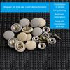 40 stuks Universele Auto Dakbekleding Bevestigingsclips Auto Interieur Reparatie Clips Metalen Klinknagel Dak Reparatie Accessoires