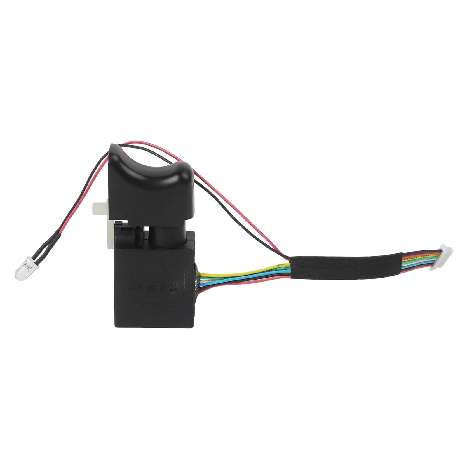 

Переключатель скорости Бесщеточный электрический гайковерт Аксессуары Для 2106/161/169 со светом