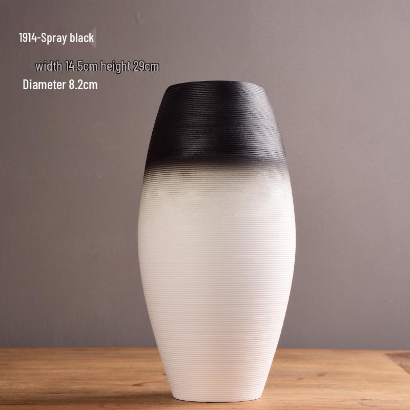 Handmade Modern Minimalist Ceramic Vase for Creative Flower Arrangements