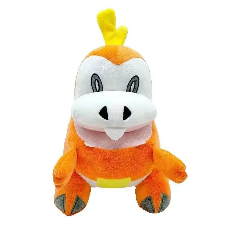 New Scarlet and Violet Game Character Pokemon Plush Toy Kawaii Sprigatito Fuecoco Quaxly Stuffed Doll Friends Gift оранжевый