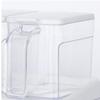 Clear Plastic Condiment Container Set 400ml per container Condiment Jar Set  Bar Storage