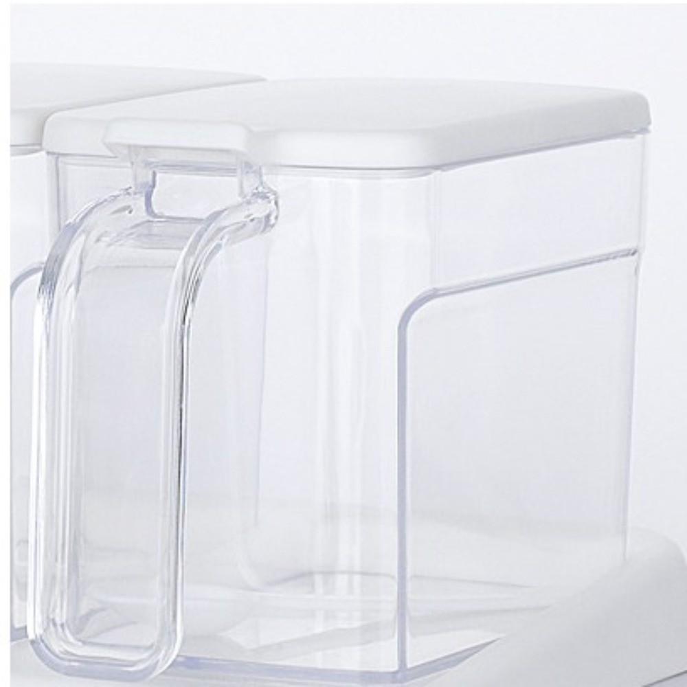 Clear Plastic Condiment Container Set 400ml per container Condiment Jar Set Bar Storage