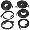 Cat6 Flat Ethernet Cable RJ45 Pure Copper Network Patch Cord 15m