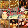Weihnachtsbeleuchtung String Weihnachtsmann Schneemann Batteriebetriebene Girlande LED Weihnachtsdeko Licht Party Neujahrsdeko