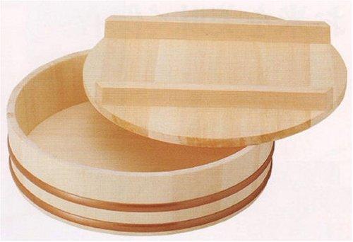 

Kiso Crafts Ohitsu with made in wooden resin 7 cups lid, Japan, hoop, 36cm,