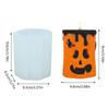 Candle Casting Halloween Mold Ghost Face Pumpkin Candle Mold Reusable Silicone Tool Crafting Decoration Moulds For Beginners