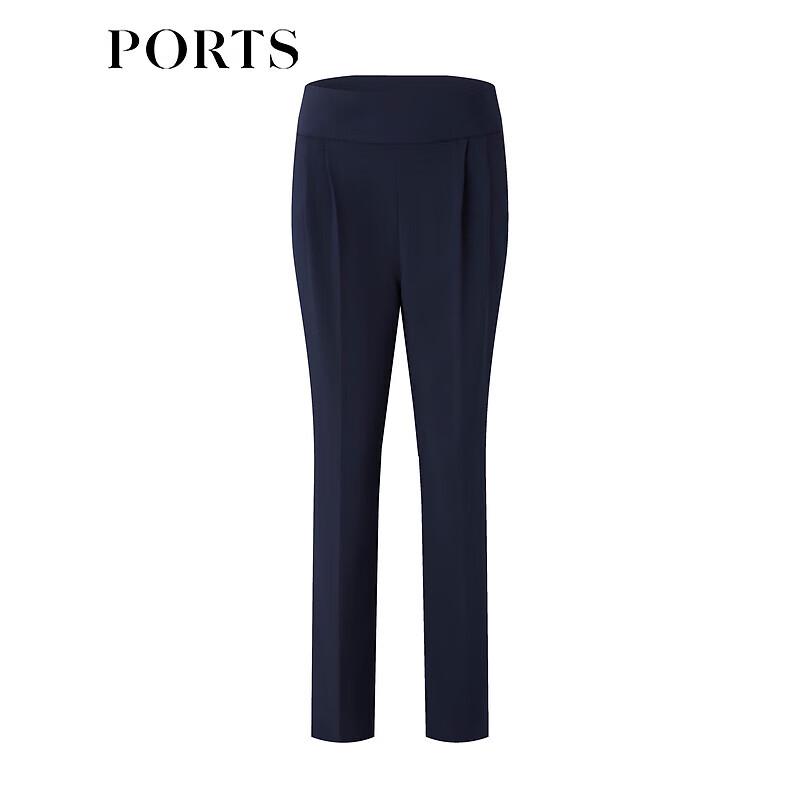 PORTS Women's High-Waist Straight-Leg Cropped Commuter Pants