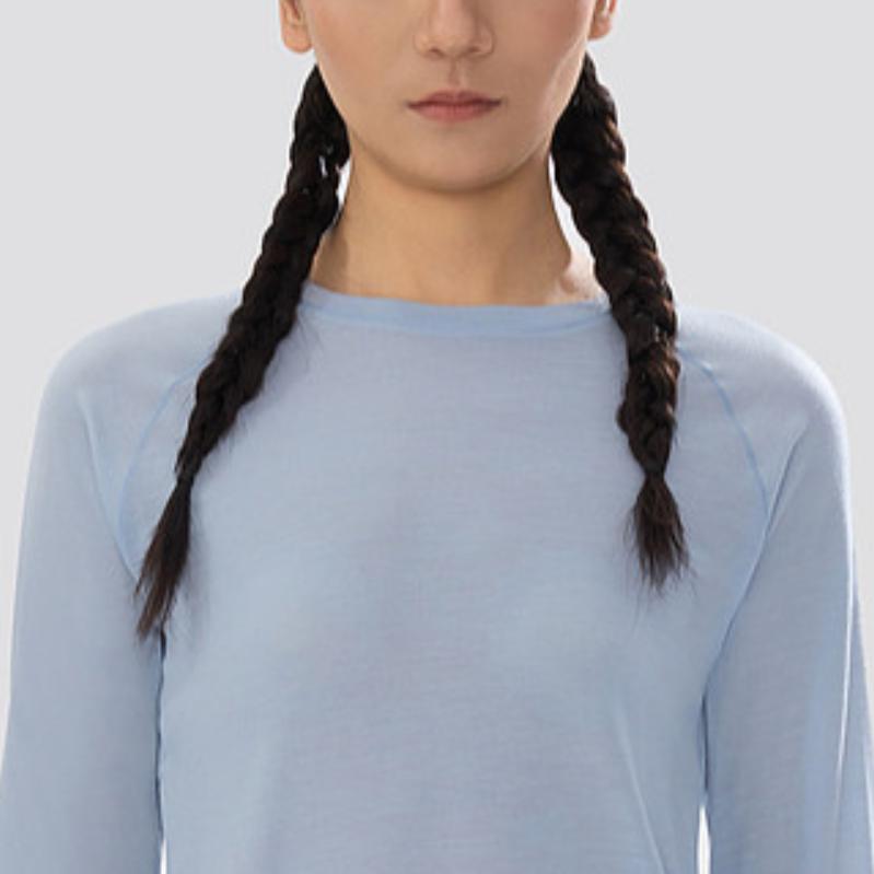 Salomon Falcon Fly Pl Wool Mix High-End Racing Running Outdoor Warm Skin-Friendly Merino Wool Base Layer Long Sleeve Running T-Shirt Women tops C29259