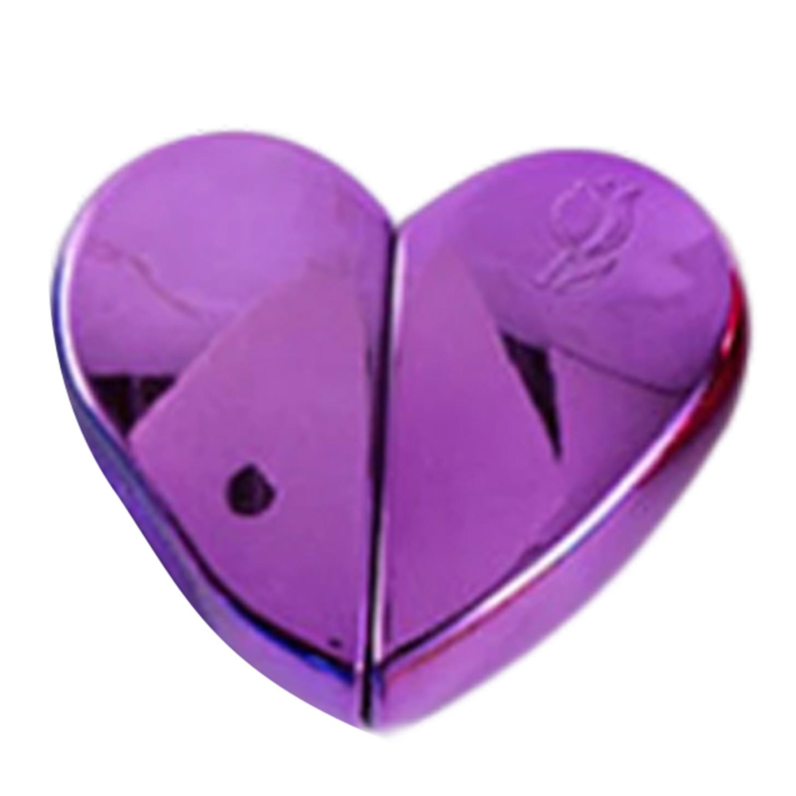 

25 мл в форме сердца многоразовый флакон для духов с распылителем из толстого стекла женский распылитель для духов дорожный пустой косметический контейнер фиолетовый