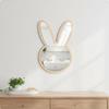Specchio Autoportante a Forma di Animale con Cornice in Legno, Design Creativo da Parete, Decorazione per Asilo per Bambini,