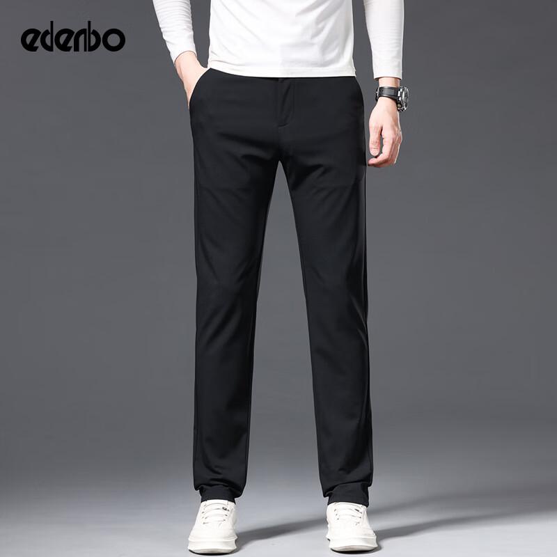 

Edenbo Men s Straight-Fit Knit Casual Pants 31 (170/80A)