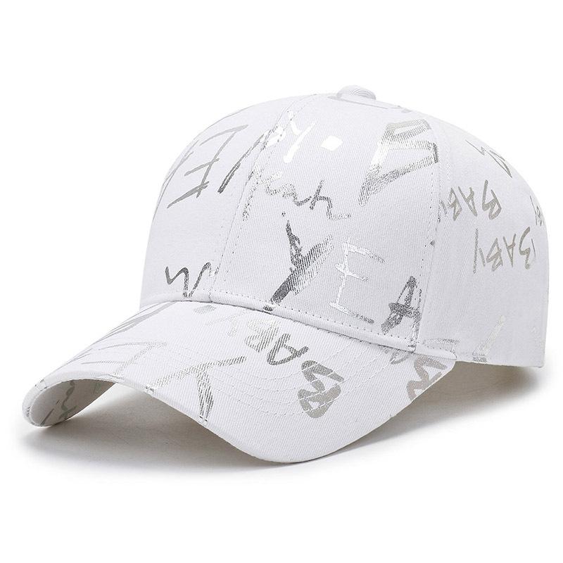Graffiti Alphabet Baseball Hat Men's and Women's Versatile Sunshade Casual Cap Outdoor Couple Hip Hat Travel