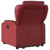 Vidaxl Lift Recliner Massage Chair, Reclining, Wine Red, Eco-Leather