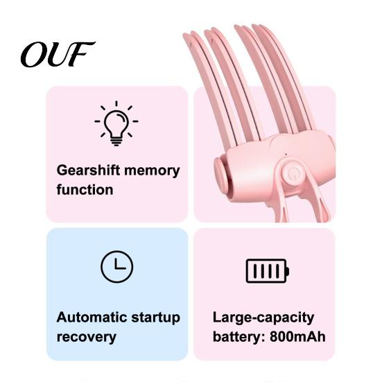 Safe Heated Hair Root Clip 2Pcs Volume Clip, Electric Volumizer Crimper, 3 Minute Lifting Compact Volumizing Iron Comb for Flat Hair, Dual Temperature