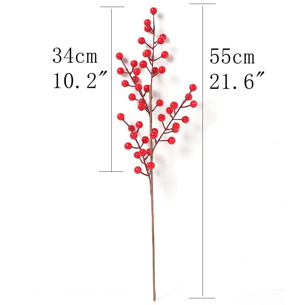 

Artificial Berry Bouquet Christmas Decoration Fake Plant for Home Decor Xmas Tree Navidad New Year 2025 Ornaments Vase Accessory