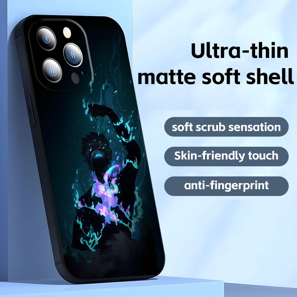 Phone Case For iPhone 16 16e 15 14 13 12 11 Plus Mini Pro Max Deku My Hero Academia  Soft black Shockproof Cover
