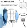 2Pcs 180Ml Leak-Proof Hanging Pet Water Fountain for Rabbits Hamsters Chinchillas Safe Bpa-Free Drinking Bottle Easy Clean