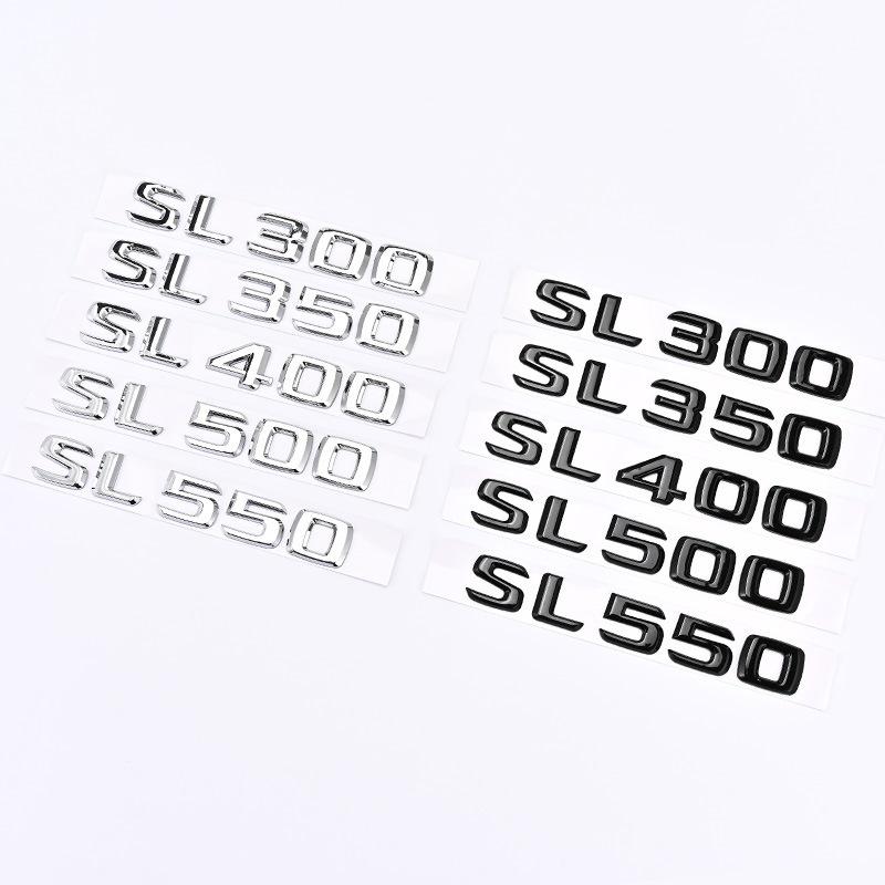 Compatible with Older Mercedes-Benz Models: SL300, SL350, SL400, SL500, SL550 - Rear Tail Logo Modification