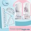 Anti-Myopia Ruler Set: First Grade Square & Eye Protection for Primary Students (3 Sets for New Users)