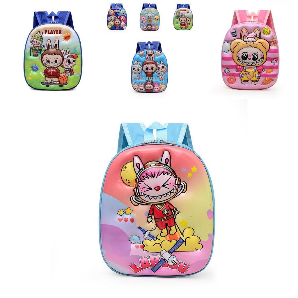 Charming 3d Cartoon Hard Shell Backpack For Boys And Girls Perfect For Preschool Use