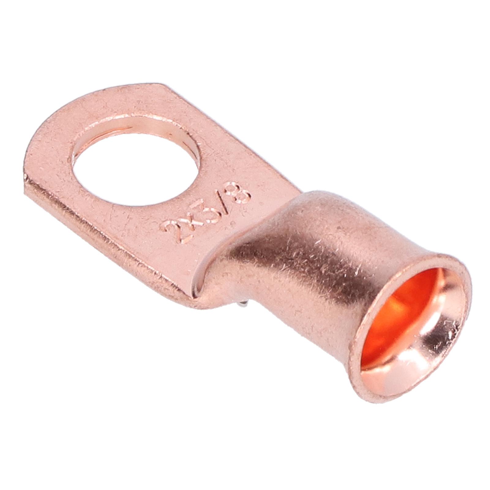 

2AWGx38 Кінці акумуляторних кабелів Кабельні наконечники Мідні люверси для морської, автомобільної, зовнішньої техніки