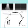 Modern Minimalist Foldable Desk Lamp With Aluminum Clamp And Usb Port For Nail Art And Makeup Work