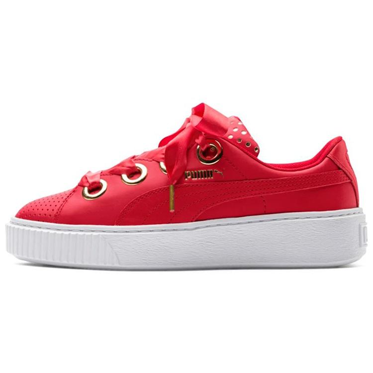 (WMNS) PUMA Platform Kiss Ath Lux Red Women s 366704-03 EU 37