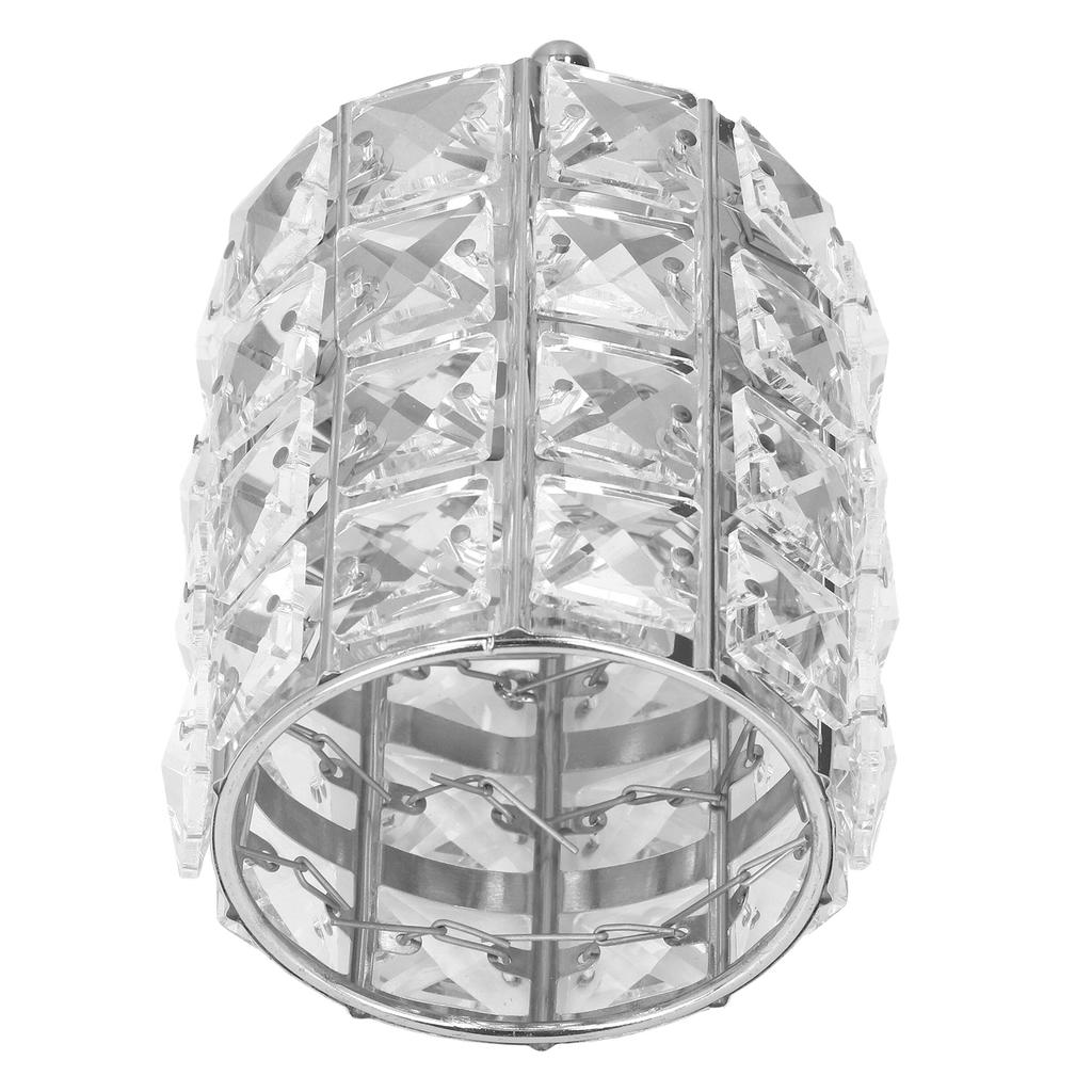 Makeup Brush Holder Crystal Metal Durable Elegant Style Wide Application Pen Holder for Brush